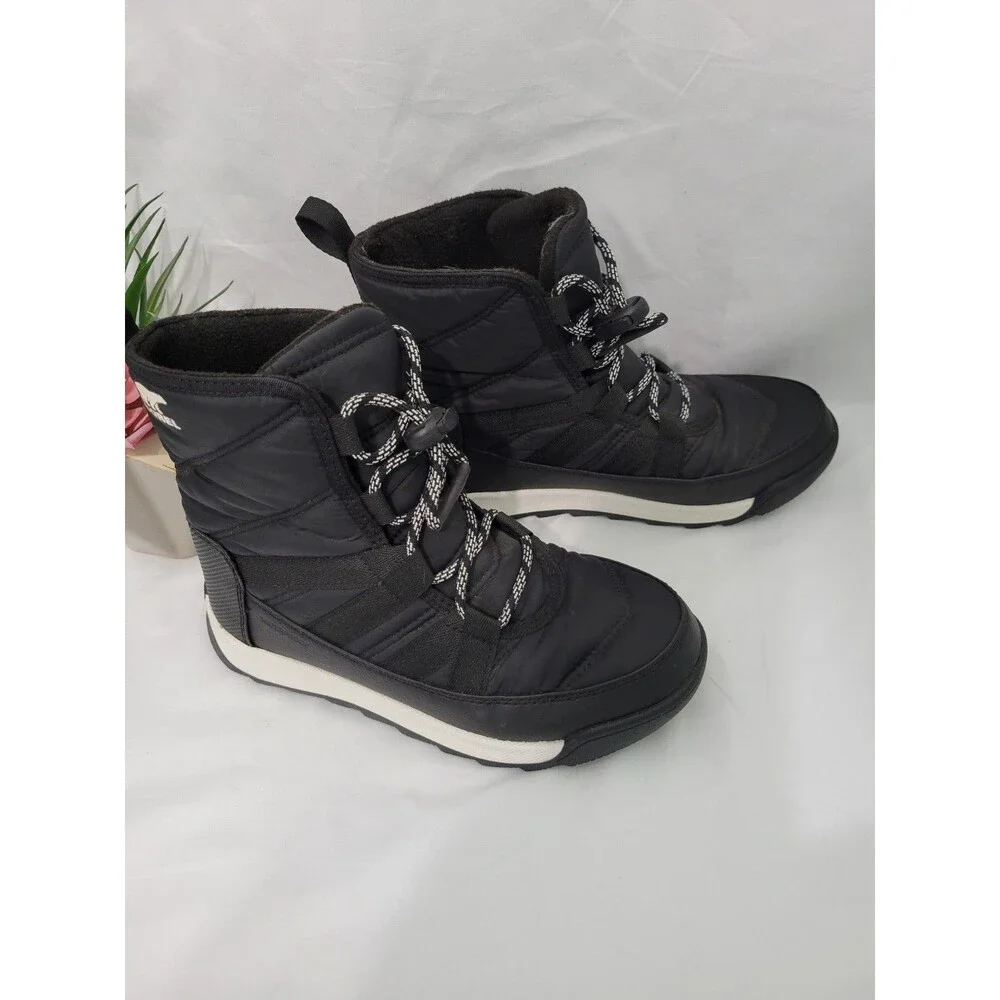 Sorel Whitney Toddler Shoes Size 2 (Big Boy) Black   Waterproof Boots Unisex